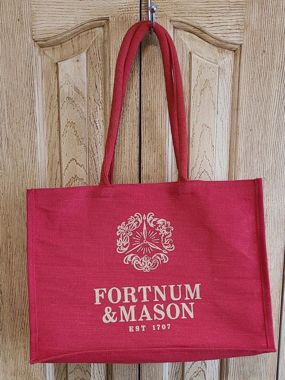 Fortnum & Mason Red Logo Tote Bag